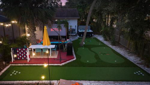 Outdoor Theatre Pool Putt Putt Hot Tub - Foto 2