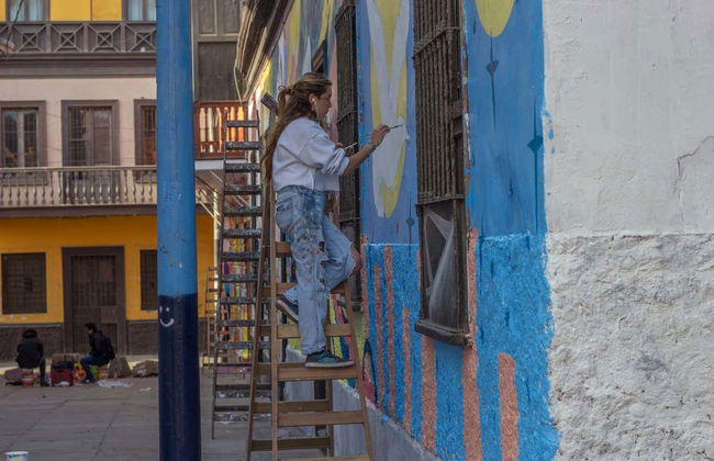 Oficina de grafite em Callao - Foto 4