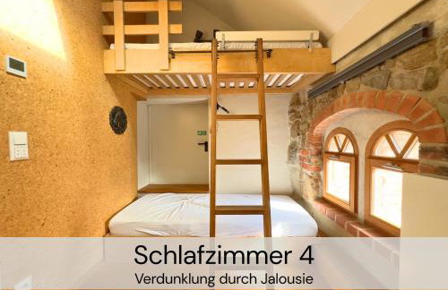 HexenburgbeiDresden Maisonette über 2 Etagen mit 4 Schlafzimmern, Kamin, Terrasse und Faßsauna, Nähe Sächsische Schweiz Dresden - Foto 28