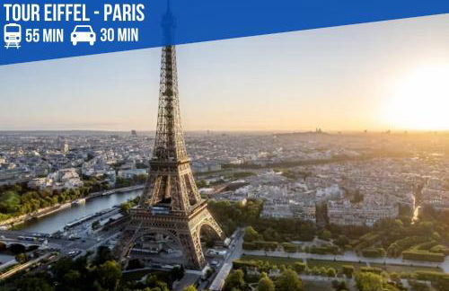 L Urban Chic - Wifi - Terrasse - Parking - 4p - RER - Paris - A6 - Orly - Foto 10