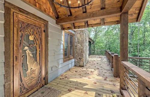 WolfCabin Lux Family Home, Fire Pit, Hot Tub, ADA ramp, ez paved rds - Foto 69