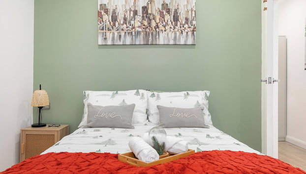 Deluxe 1 Bed Apartment, London - Foto 5, Habitación