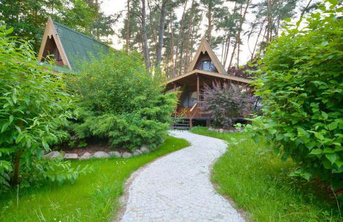 Ośrodek Wypoczynkowy Puszczyk Wolnostojące Domki Sosnowe z zadaszonym tarasem - Foto 5