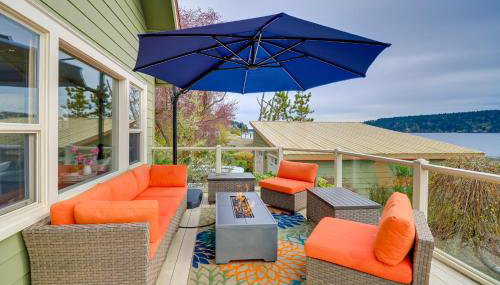 Direct Beach Access Getaway on Port Orchard! - Foto 2