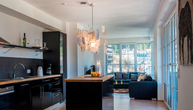 Penthouse in Bad Gastein Near Ski Lifts - Foto 5, Cocina privada