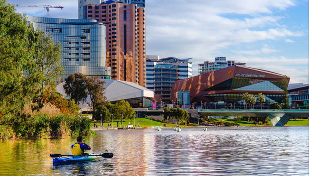 Explorig Adelaide from the river