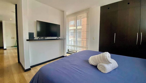 1bed Apartment Sleeps 2 With Free Parking & Wifi - Foto 3, Habitación