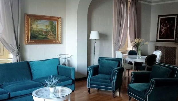 Zona de estar del vestíbulo