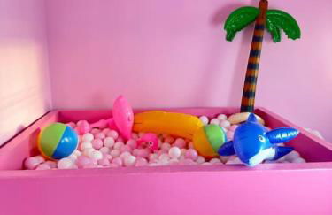 #1 Most Viral Pink House w Ball Pit - Foto 2