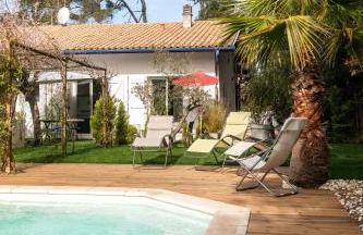 Landaise le lagunak avec piscine chauffée à 900 M de la plage - Foto 4