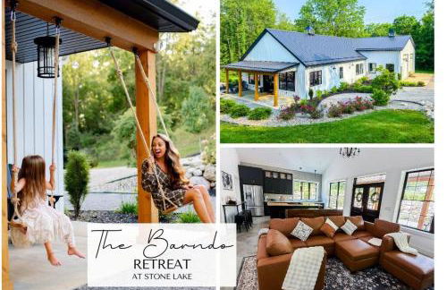 Luxury Barndo with Hot Tub, Indoor Sports Court, Private Acreage, and Near Notre Dame - Foto 3