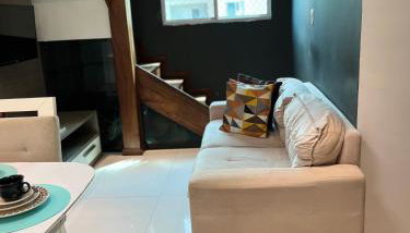 Cobertura Duplex Climatizada com Suíte a 2 km do Aeroporto de Salvador e praias Self Check-in AUTOMÁTICO - Foto 4