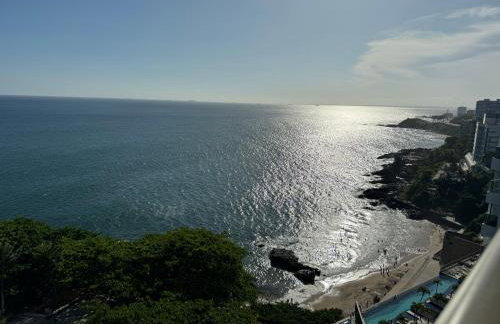 Apartamento alto padrão Salvador BC1309 Pé na Areia Vista Mar Barra Ondina - Foto 3
