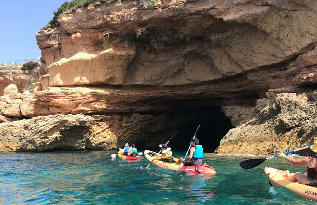 Tour en kayak con snorkel por Cala Codolar - Foto 9