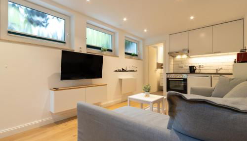 Neue zentrale Souterrain-Wohnung 24h Self Check-In - Foto 2