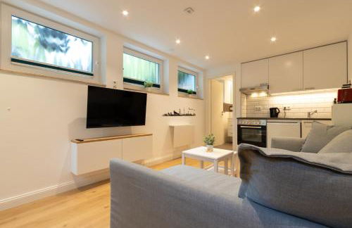 Neue zentrale Souterrain-Wohnung 24h Self Check-In - Foto 2