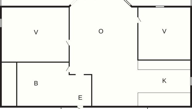 4 Star Holiday Home in Ljustero - Foto 3, Grundriss