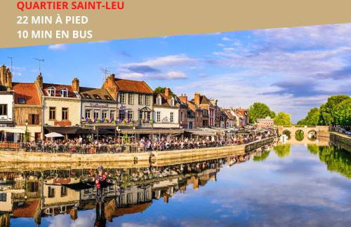 4 Ch - 10 pers - Grande Maison - Parking - Jardin - BBQ - Foto 51