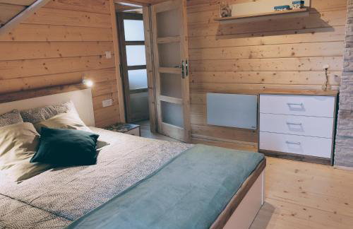 Borowikowe Zacisze drewniane domy z kominkami - Foto 46