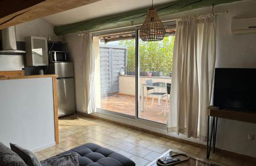 Duplex lumineux sur gde TERRASSE, BALNEO double, parking privé, CLIM, local vélos - Foto 14