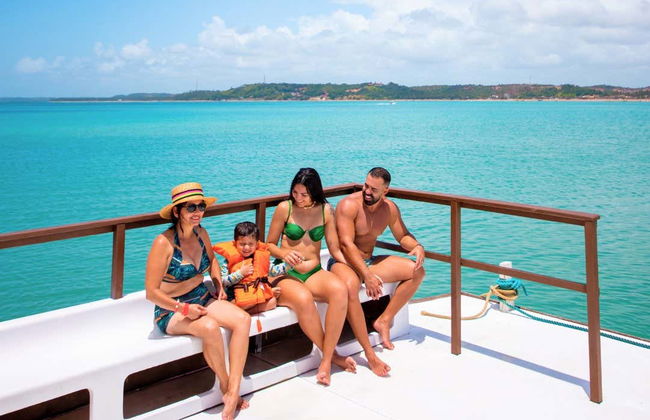 Paseo en barco por las piscinas naturales de Japaratinga - Foto 8