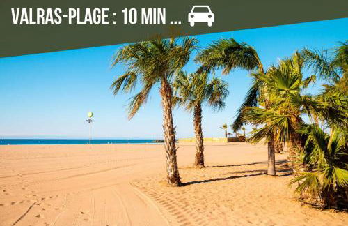 Villa contemporaine avec piscine chauffée proche des plages - Foto 35