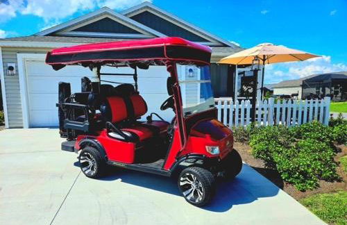 Cozy 2BR in The Villages With BBQ and 4 Seaters Golfcart King Bed - Foto 22