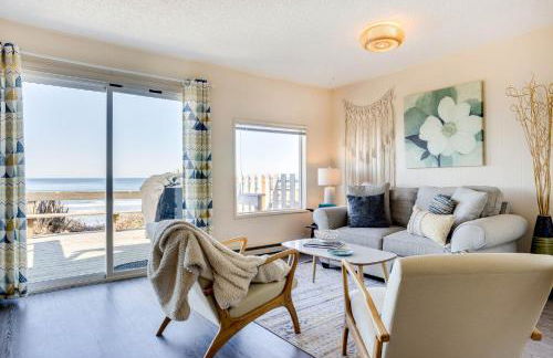 Ocean Front Duplex with Views! Dog Friendly -Surfside Cottage South - Foto 1