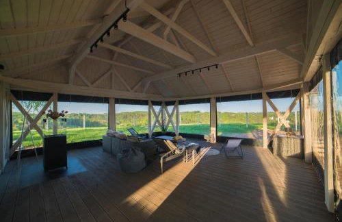 JURA GLAMP luksusowe całoroczne domki na wyłączność KOPUŁY IGLOO taras ogród - Foto 42