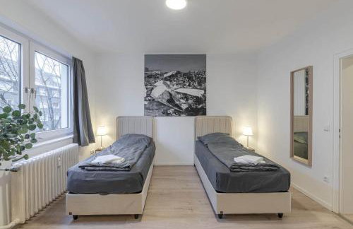 Zentral für 6 Nähe Messe & Hbf mit Balkon und WLAN - Foto 5