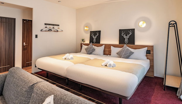 Apartment Hotel 11 Shinsaibashi AMEMURA - Foto 5, Habitación