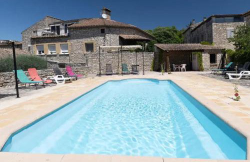 Charmante location avec piscine partagée à Orgnac-l'Aven, 60 m²tr - Foto 3