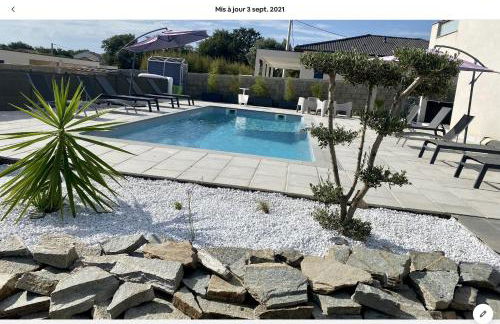 A 700m de la plage,villa FAMIGLIA avec piscine - Foto 1