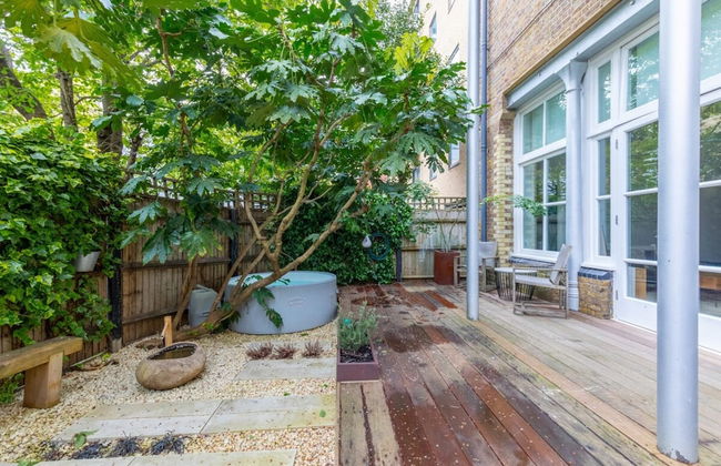 Chic 1BD Maisonette W/hot Tub, King's Cross! - Foto 39