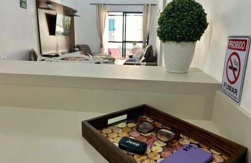 Bombas/ Bombinhas, a 50m do Mar, Apartamento 2 quartos, com churrasqueira na sacada, Ar e Wi-fi - Foto 3