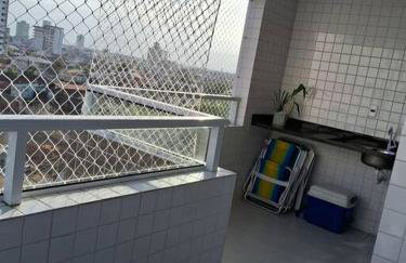 Apartamento novo vista do mar 64m2 2 dorms Wi-fi estacionamento grátis Praia Grande Mirim - Photo 32