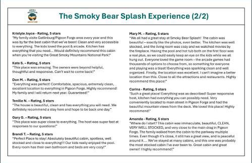 Smoky Bear Splash Top Rated Private Pool Cabin with Hot Tub, Mtn Views, Arcade Games, Excellent Location - Foto 48