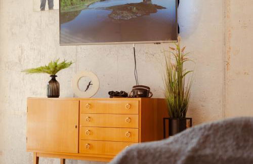 Loft-Apartment - Bestlage am Kurpark mit Terrasse - kostenloses Parken - Küche - Netflix - Waschmaschine - Foto 27