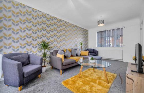 Modern 3BR Home in 9 Anson Rd Near Sandwell Hospital with Garden and Free Parking - Foto 30