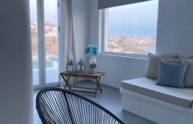 Mykonian Luxury Villa Azure w View Pool - Foto 18