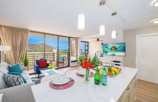Diamond Head and Ocean views with King Bed and Parking - Foto 44
