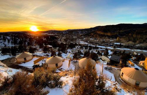 Yurt Overlook #3 with AC and Private Bath 2 Kings - Foto 21