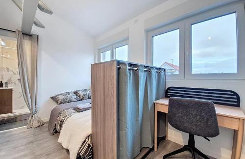 Illkirch-issime 4 - Neuf - Tram - Proche centre-ville - Moderne - Foto 3