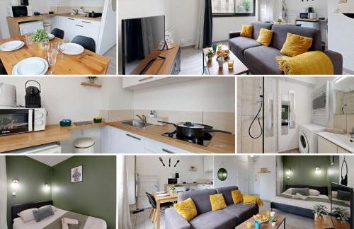 expat renting - Le Cocon Vert - Wifi - Near station - Foto 2