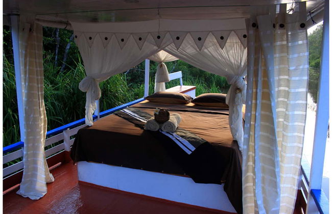 Crucero privado por Borneo con avistamiento de orangutanes en barco superior - Foto 8