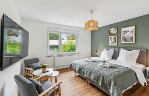 Modernes 6-Betten-Apartment mit Balkon und Parkplatz - zentrale Lage - Foto 27