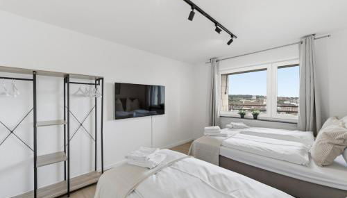 Malu Rooms - Über den Dächern der Stadt, Zentrum, Parkhaus, Panorama, Terrasse, höchste FeWo der Stadt - Foto 3