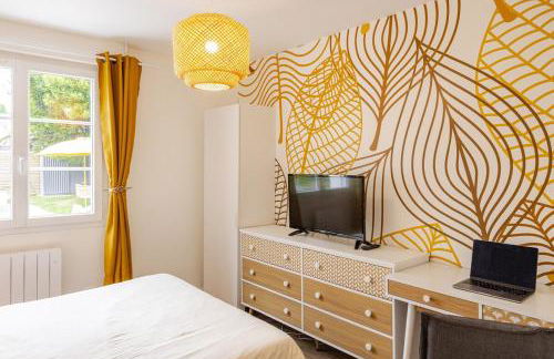 Maison de famille élégante avec piscine chauffée - 2km des plages - Foto 23