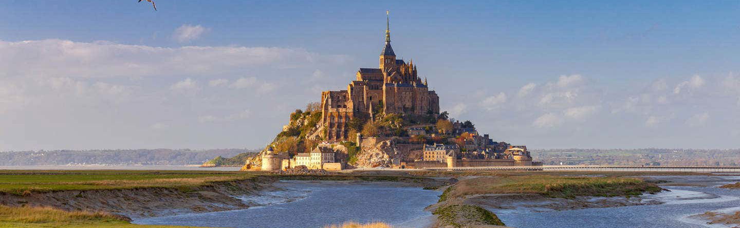 Ingresso da abadia do Mont Saint-Michel