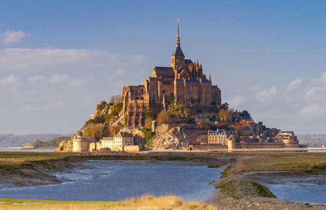 Ingresso da abadia do Mont Saint-Michel - Foto 1